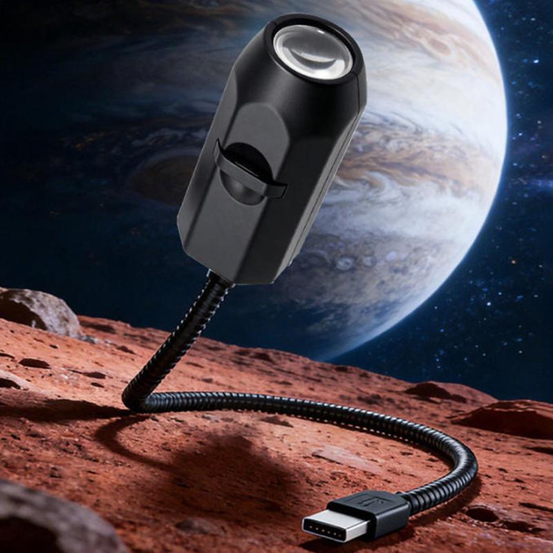 USB Ceiling Moon Earth Projection Atmosphere Light Starry Sky Lamp Night Light Romantic Bedroom Decoration Projector With 3 Lenses