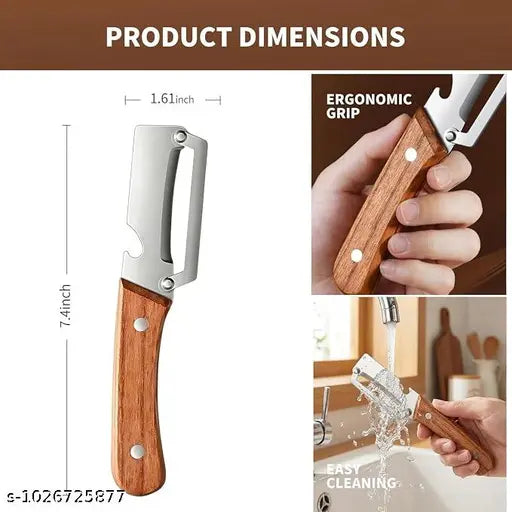 2in1 Multifunctional Knife Peeler | Kitchen Vegetable & Fruit Cutter & Peeler | Kitchen Tool Utensils (Big Size