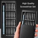 24 In 1 Precision Screwdriver Set High Quality Steel Bits Portable Durable Practical Repair Tool Kit For Electronics And Gadgets